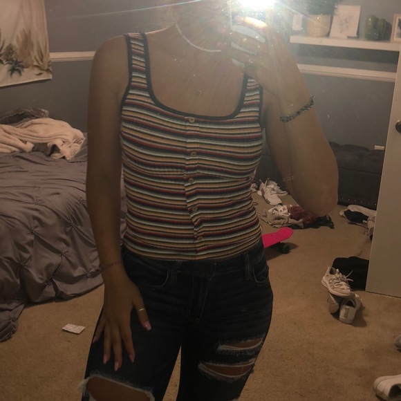 Sm/med striped tank - Picture 2 of 3